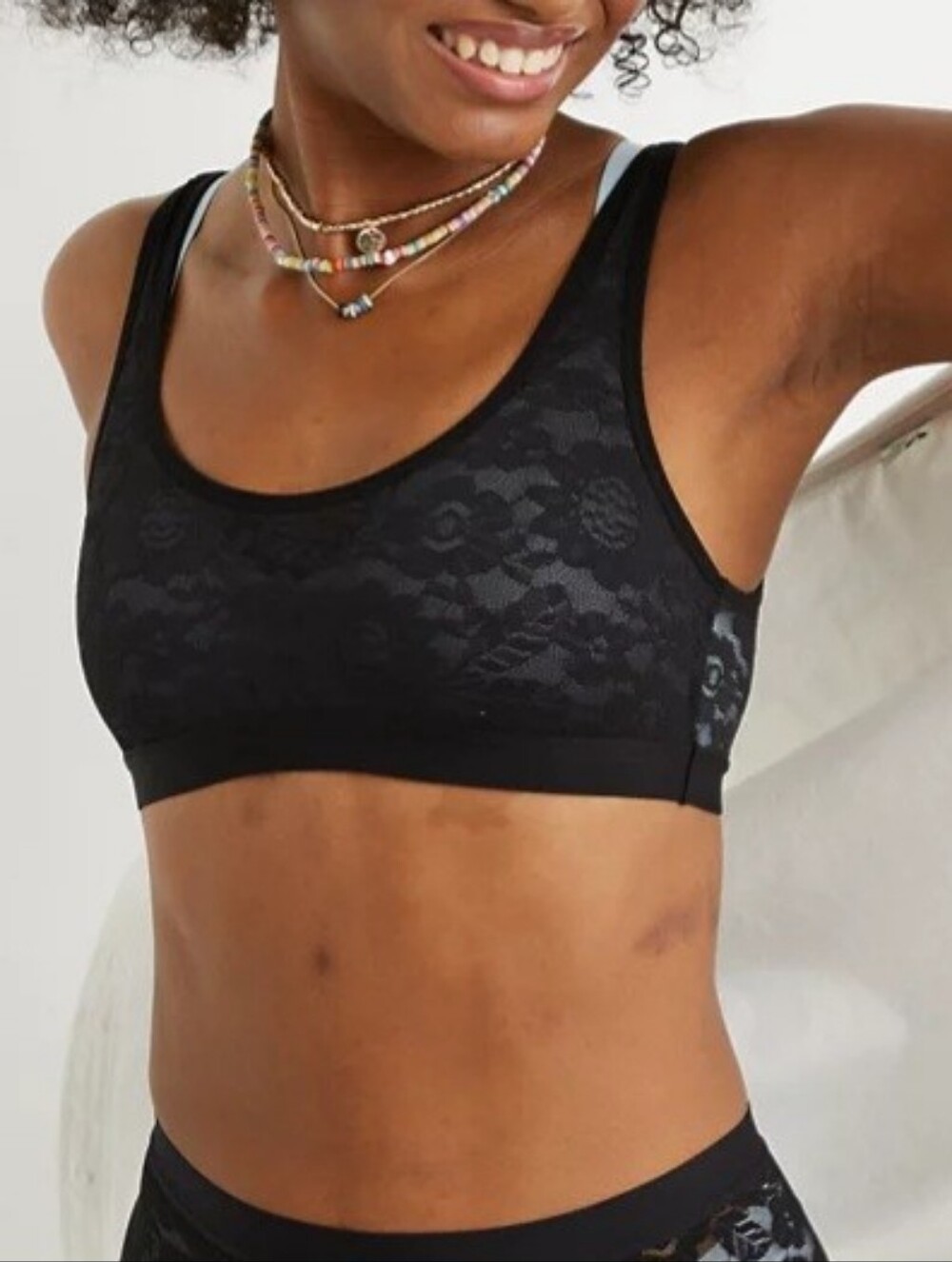 AERIE SMOOTHEZ🌷 Lace Scoop Bralette SIZE S